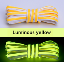 Load image into Gallery viewer, Trendy Fluorescent Reflective Shoe Laces - Many Colours/Sizes - NEW ARRIVAL
