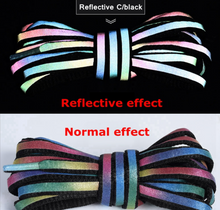 Load image into Gallery viewer, Trendy Fluorescent Reflective Shoe Laces - Many Colours/Sizes - NEW ARRIVAL
