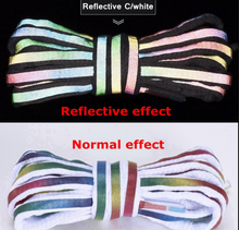 Load image into Gallery viewer, Trendy Fluorescent Reflective Shoe Laces - Many Colours/Sizes - NEW ARRIVAL
