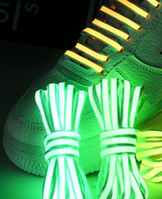 Load image into Gallery viewer, Trendy Fluorescent Reflective Shoe Laces - Many Colours/Sizes - NEW ARRIVAL
