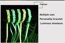 Load image into Gallery viewer, Trendy Fluorescent Reflective Shoe Laces - Many Colours/Sizes - NEW ARRIVAL
