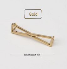 Load image into Gallery viewer, Gold &amp; Silver Metal Buckle Charms for Shoe Laces  - NEW ARRIVAL

