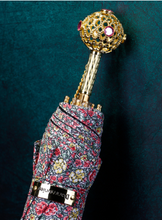 Load image into Gallery viewer, &quot;Arna Collection&quot; Designer Exquisite Umbrella Floral Design Compact - Highest Quality
