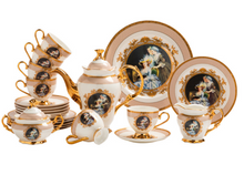 Load image into Gallery viewer, &quot;Arna Lisa&quot; Royal Collection - Luxury Bone China Tea/Coffee Set - Gift Boxed
