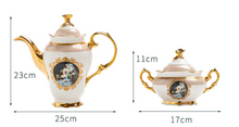 Load image into Gallery viewer, &quot;Arna Lisa&quot; Royal Collection - Luxury Bone China Tea/Coffee Set - Gift Boxed
