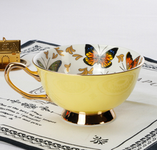 Load image into Gallery viewer, &quot;Arna Lisa&quot; Royal Collection - Luxury Britsh Bone China 6 Cups &amp; Saucers - Many Designs
