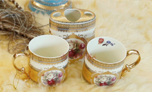 Load image into Gallery viewer, &quot;Arna Lisa&quot; Royal Collection - Luxury Bone China 8 Piece Bathroom Set - Gift Boxed
