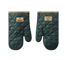 Load image into Gallery viewer, Luxury - Limited Edition Oven Mitts - Green or Burgundy

