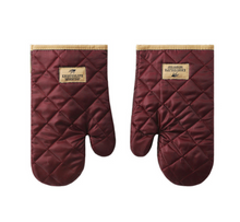 Load image into Gallery viewer, Luxury - Limited Edition Oven Mitts - Green or Burgundy
