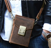 Load image into Gallery viewer, &quot;Legend Collection&quot; - New Men&#39;s Genuine Leather Cross Body Horse/Cowhide FREE ENGRAVING PERSONALISE
