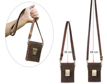 Load image into Gallery viewer, &quot;Legend Collection&quot; - New Men&#39;s Genuine Leather Cross Body Horse/Cowhide FREE ENGRAVING PERSONALISE
