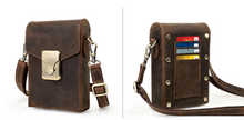 Load image into Gallery viewer, &quot;Legend Collection&quot; - New Men&#39;s Genuine Leather Cross Body Horse/Cowhide FREE ENGRAVING PERSONALISE
