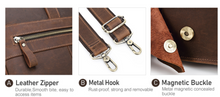 Load image into Gallery viewer, &quot;Legend Collection&quot; - New Men&#39;s Genuine Leather Shoulder/Messenger Bag Horse/Cowhide FREE ENGRAVING PERSONALISE
