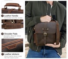 Load image into Gallery viewer, &quot;Legend Collection&quot; - New Men&#39;s Genuine Leather Shoulder/Messenger Bag Horse/Cowhide FREE ENGRAVING PERSONALISE
