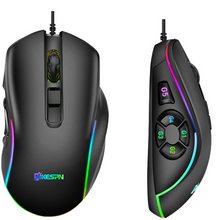 Load image into Gallery viewer, Gaming Mouse Wired 10 Button Adjustable RGB
