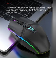 Load image into Gallery viewer, Wired Gaming Mouse 1600 DPI Optical 6 Buttons USB Mouse With RGB BackLight
