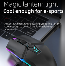 Load image into Gallery viewer, Wired Gaming Mouse 1600 DPI Optical 6 Buttons USB Mouse With RGB BackLight
