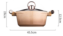 Load image into Gallery viewer, &quot;Arna Lisa Royal Collections&quot; Gold Diamond Queen Series Frying Pan Non-stick Stockpot Wok Pots
