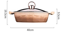 Load image into Gallery viewer, &quot;Arna Lisa Royal Collections&quot; Gold Diamond Queen Series Frying Pan Non-stick Stockpot Wok Pots
