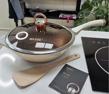 Load image into Gallery viewer, &quot;Arna Lisa Royal Collections&quot; Gold Diamond Queen Series Frying Pan Non-stick Stockpot Wok Pots
