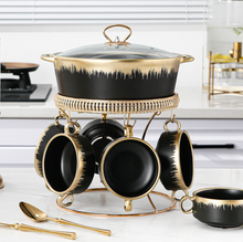 Load image into Gallery viewer, &quot;Arna Lisa&quot; Royal Collection - Luxury 7 Piece Soup Pot Set
